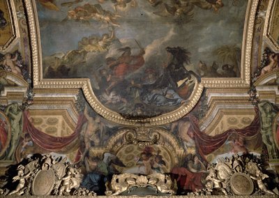 Il re prende Maestricht in tredici giorni nel 1673, dipinto sul soffitto della Galerie des Glaces da Charles Le Brun